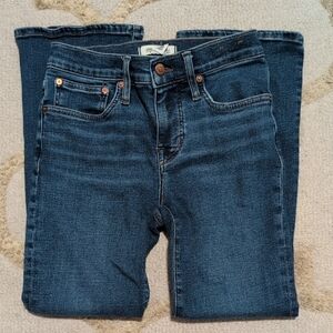 Madewell Midrise Kick Out Jeans Dark Blue Skinny Jeans